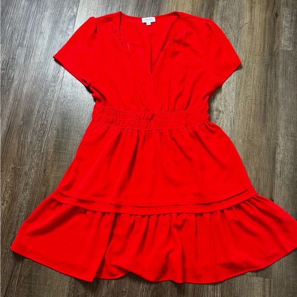 Tahari ASL Dresses & Skirts - Tahari Red Aline Line Dress
